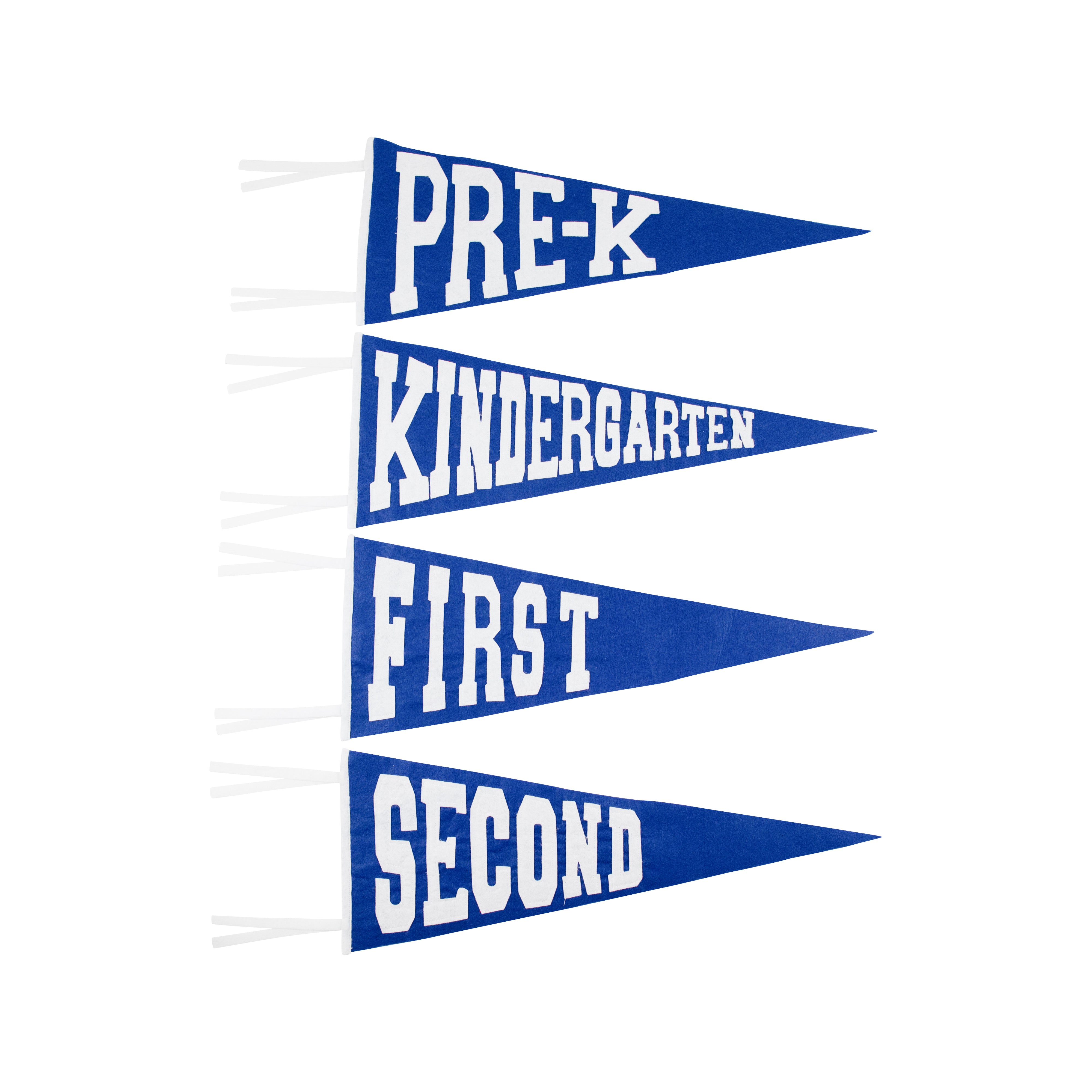 Back To School Pennants - Rockefeller Royal/Worth Ave White from Anderson Parker