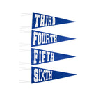 Back To School Pennants - Rockefeller Royal/Worth Ave White from Anderson Parker