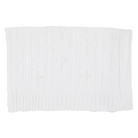 Bailey Baby Blanket - Worth Avenue White with Crosses from Anderson Parker