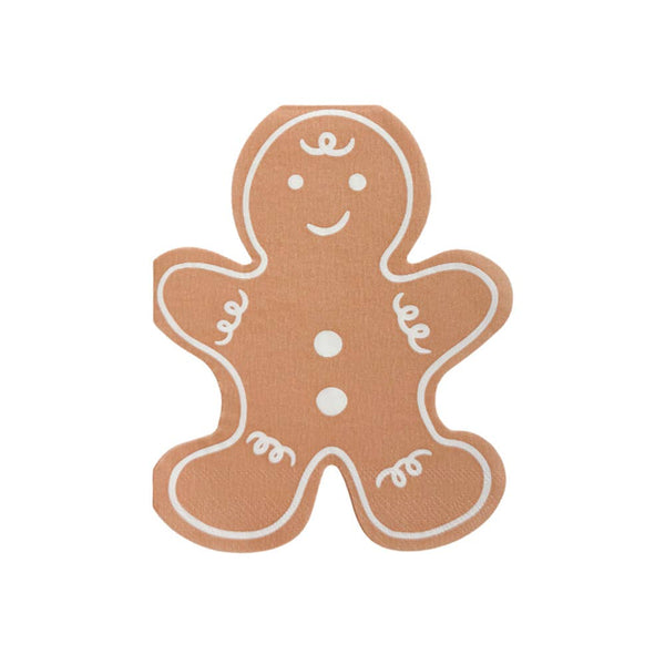 Baking Spirits Bright Gingerbread Man Large Napkins from Anderson Parker