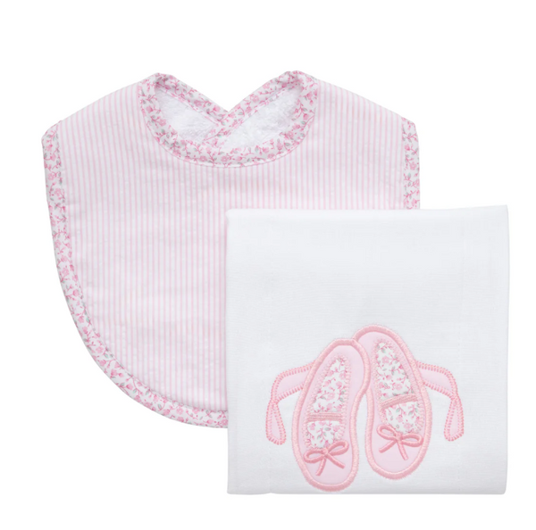 Ballet Basic Bib & Burp Boxed Set from Anderson Parker