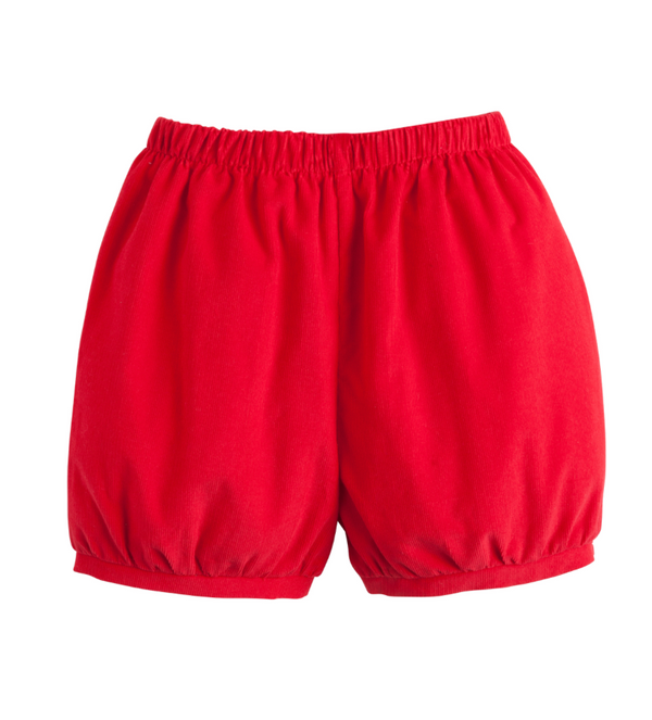 Banded Shorts - Red Corduroy from Anderson Parker