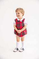 Barr Clay Bubble - Woven Yarn - Society Prep Plaid/Worth Ave White/Richmond Red from Anderson Parker