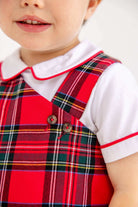 Barr Clay Bubble - Woven Yarn - Society Prep Plaid/Worth Ave White/Richmond Red from Anderson Parker