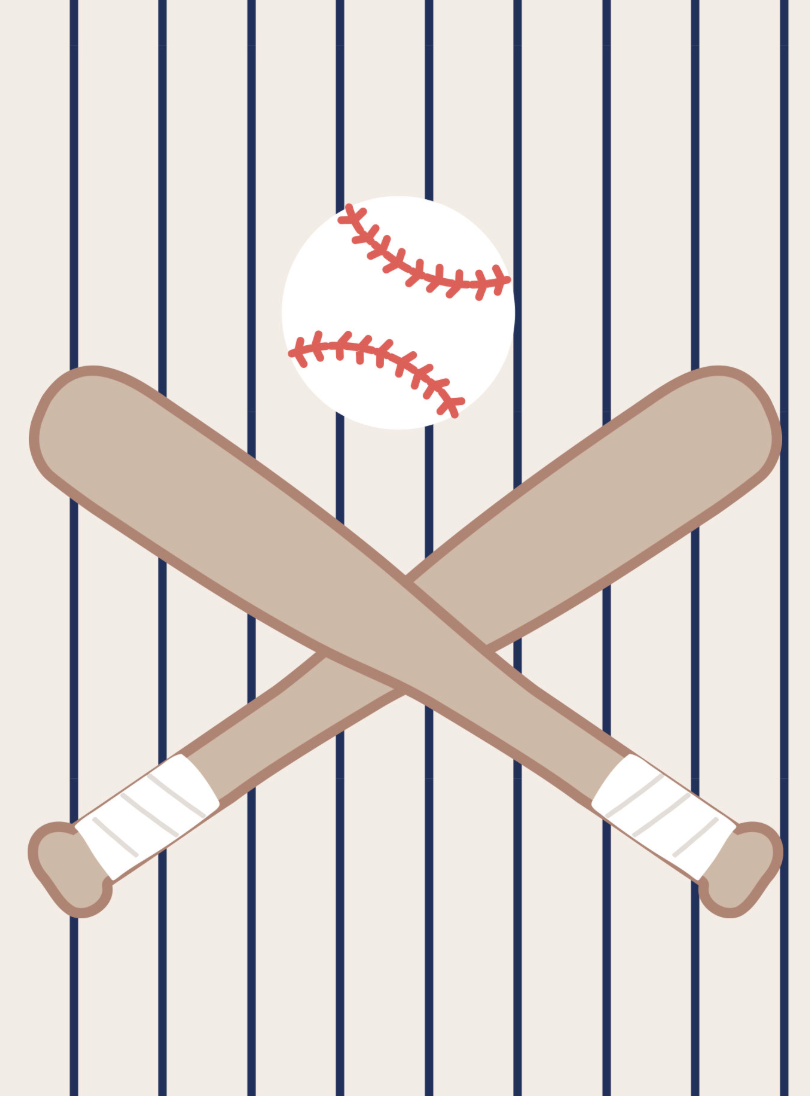 Baseball Stripe - Loungewear Short Set from Anderson Parker