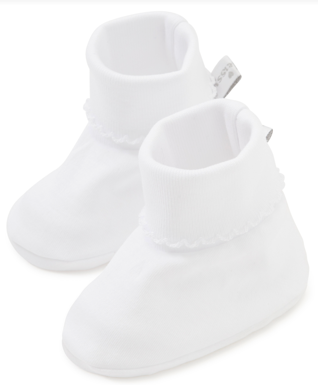 Basic Baby Booties - White from Anderson Parker