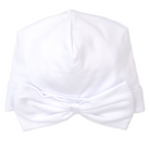 Basic Bow Baby Hat - White from Anderson Parker