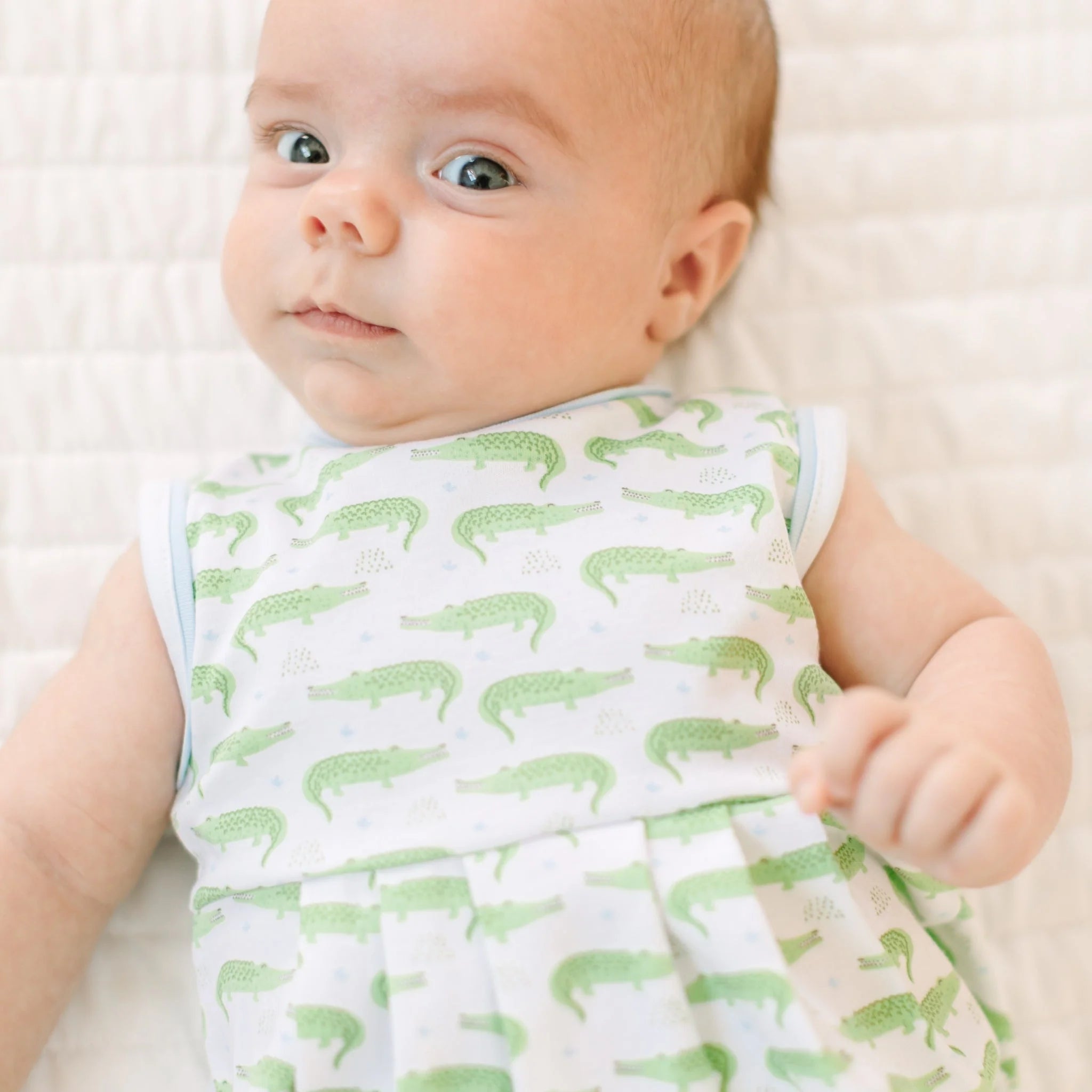 Bayou Baby Print Bubble - Light Blue from Anderson Parker