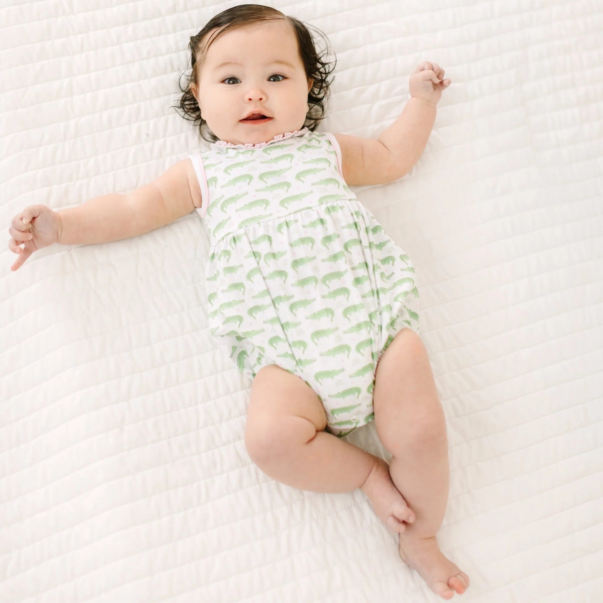 Bayou Baby Print Bubble - Pink from Anderson Parker