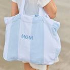 Beach Bag - Light Blue Stripe from Anderson Parker