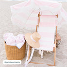 Beach Towel - Pink Stripe from Anderson Parker