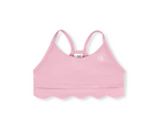 Becca Scallop Sports Bra - Cotton Candy Pink from Anderson Parker