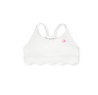 Becca Scallop Sports Bra - Pure Coconut from Anderson Parker