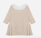 Beige melange interlock dress from Anderson Parker