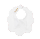 Bellyful Bib - Scallop Picot - Worth Ave White/Palm Beach Pink from Anderson Parker