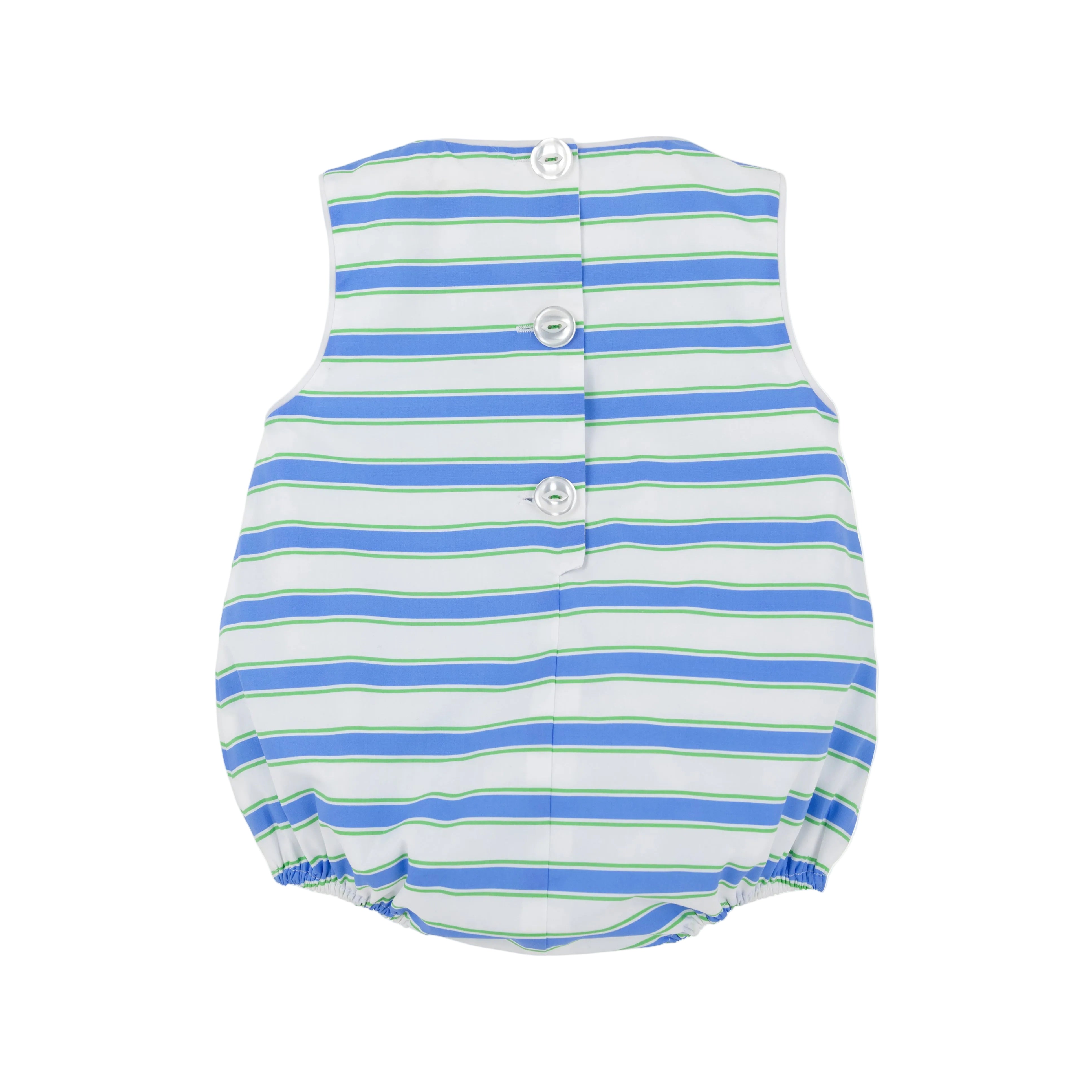 Benjamin Bubble - Broadcloth - Seabrook Stripe/Worth Ave White from Anderson Parker