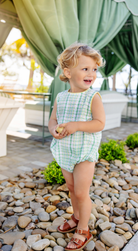 Benjamin Bubble - Seersucker - Gibson Island Green and Lake Worth Yellow Sewanee Seersucker/Lake Worth Yellow from Anderson Parker