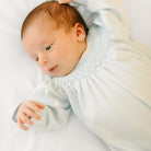 Benjamin Light Blue Bishop Footie from Anderson Parker