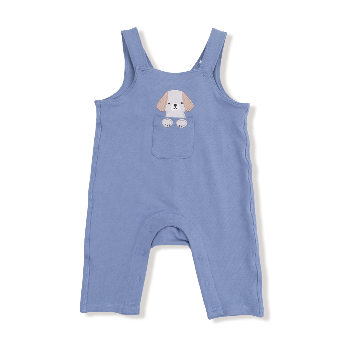 Best Friend Dogs - French Terry - Embroidered Dog Pocket Overall & Shirt Set from Anderson Parker