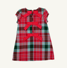 Betts Bow Dress - Wilson Pier Plaid/Richmond Red from Anderson Parker