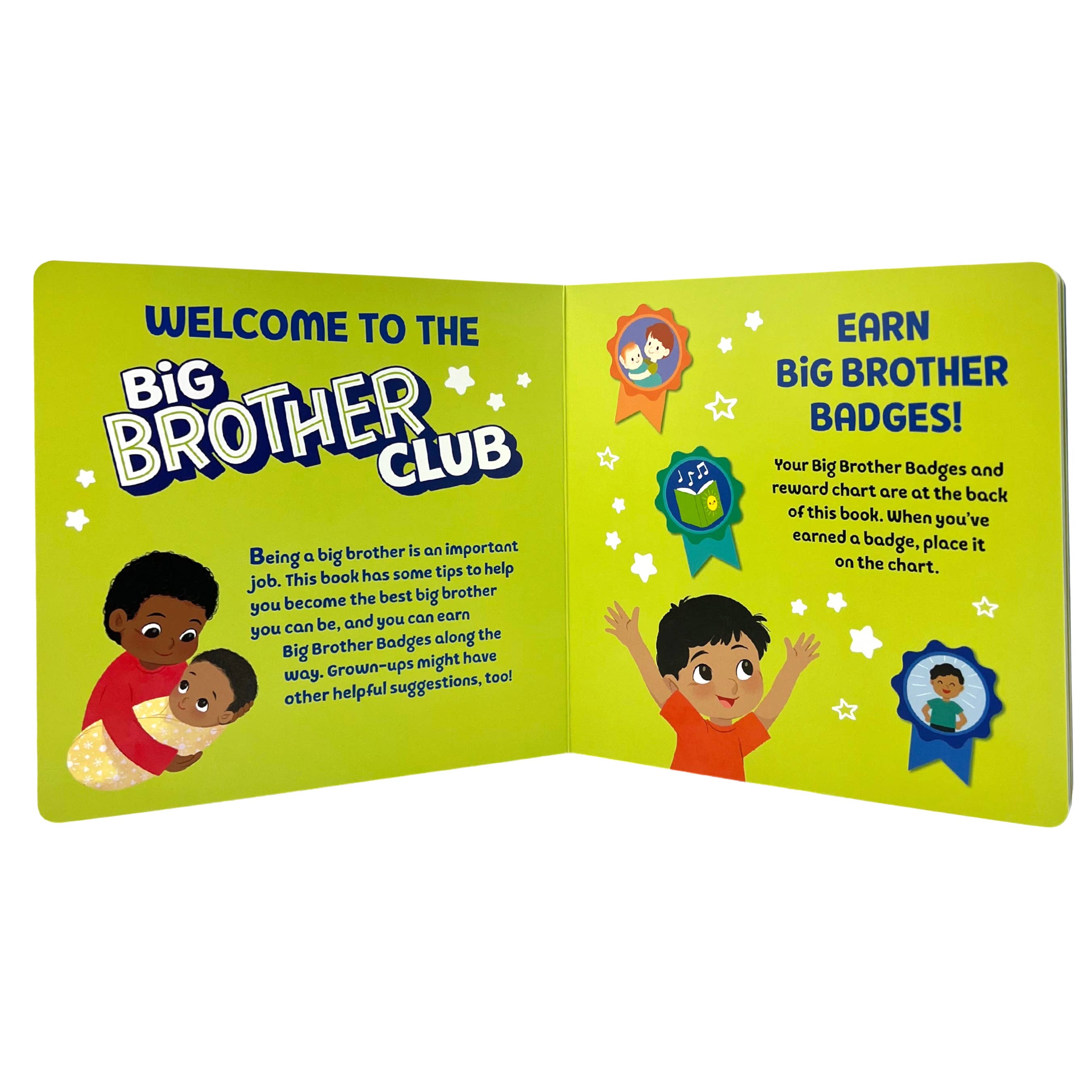 Big Brother Club Board Book with Reward Chart & Stickers from Anderson Parker