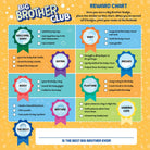 Big Brother Club Board Book with Reward Chart & Stickers from Anderson Parker