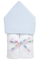 Big Check Everykid Towel - Blue from Anderson Parker