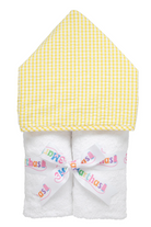 Big Check Everykid Towel - Yellow from Anderson Parker