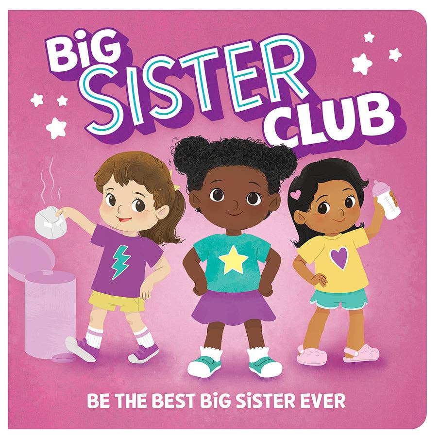 Big Sister Club Board Book with Reward Chart & Stickers from Anderson Parker