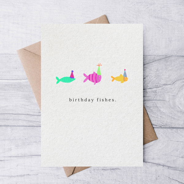 Birthday fishes birthday card from Anderson Parker