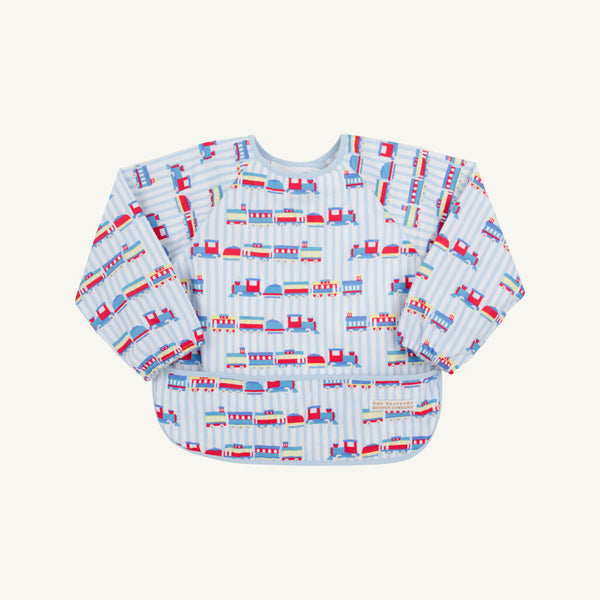 Biscuit Bib - Choo Choo Coming Through/Buckhead Blue from Anderson Parker