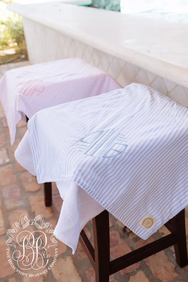 Bishop Bath & Beach Towel - Beale Street Blue Stripe from Anderson Parker
