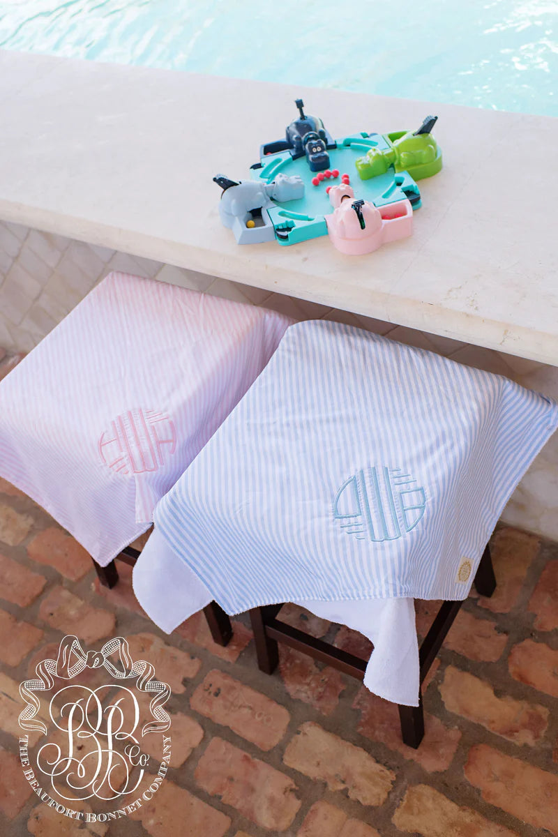 Bishop Bath & Beach Towel - Beale Street Blue Stripe from Anderson Parker