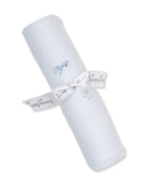 Blanket w/ Hand Embroidery - Light Blue Jungle from Anderson Parker