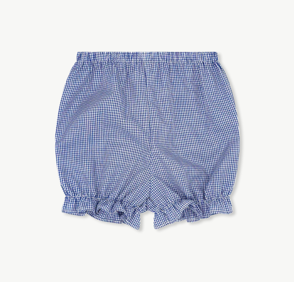 Blessings Blouse & Bloomer Set - Legacy White, River Royal Minigingham from Anderson Parker