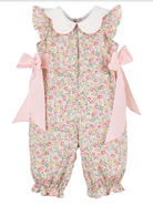 Bloomie Bunch Floral Playsuit in Coral from Anderson Parker