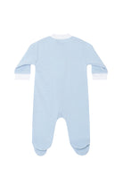 Blue Bubble Zipper Footie from Anderson Parker