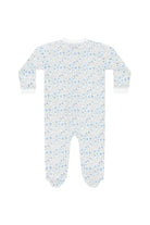 Blue Meadow Zipper Footie from Anderson Parker