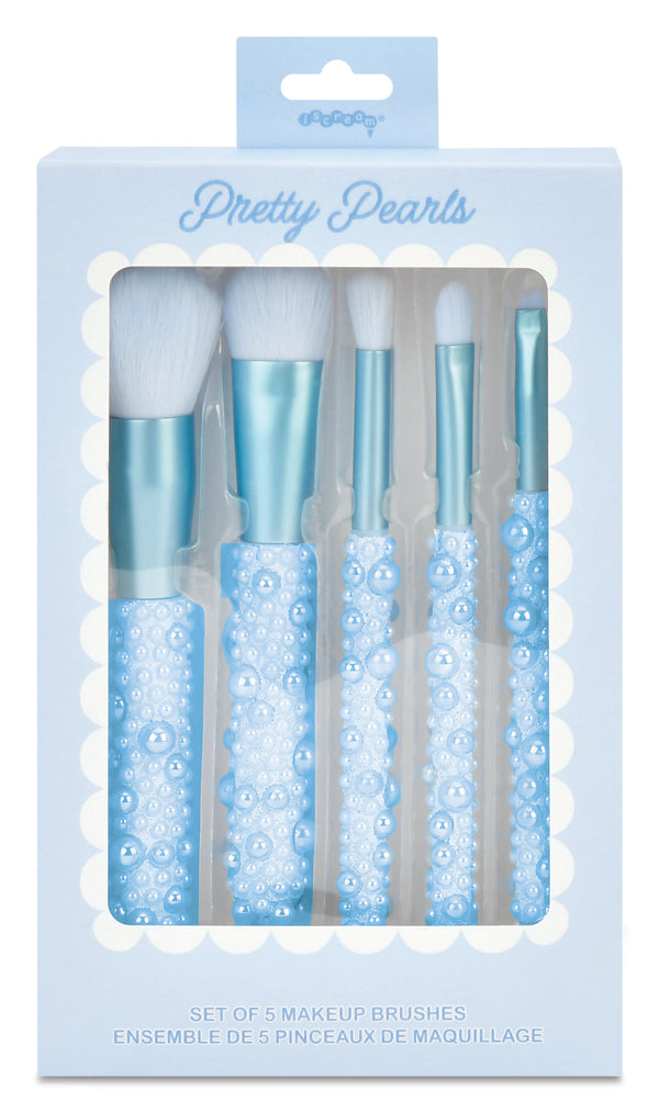 Blue Pearl Makeup Brush Set - 5 pieces from Anderson Parker