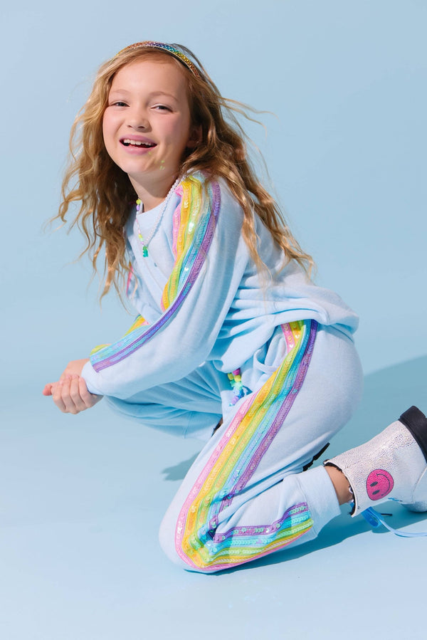 Blue Rainbow Sequin Set from Anderson Parker