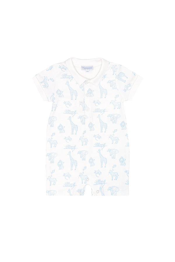 Blue Safari Romper from Anderson Parker