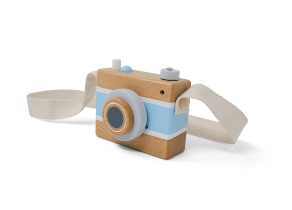 Blue Vintage Camera Music Box from Anderson Parker