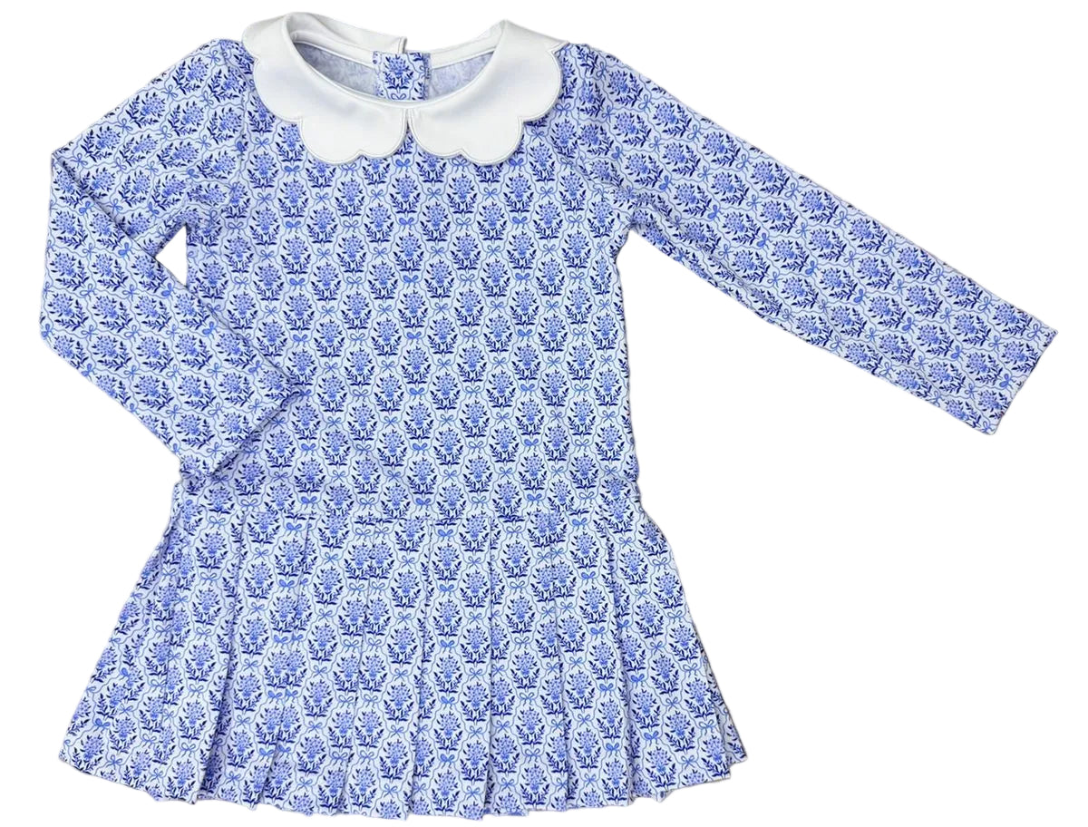 Blueberry Bow Claire Dress from Anderson Parker