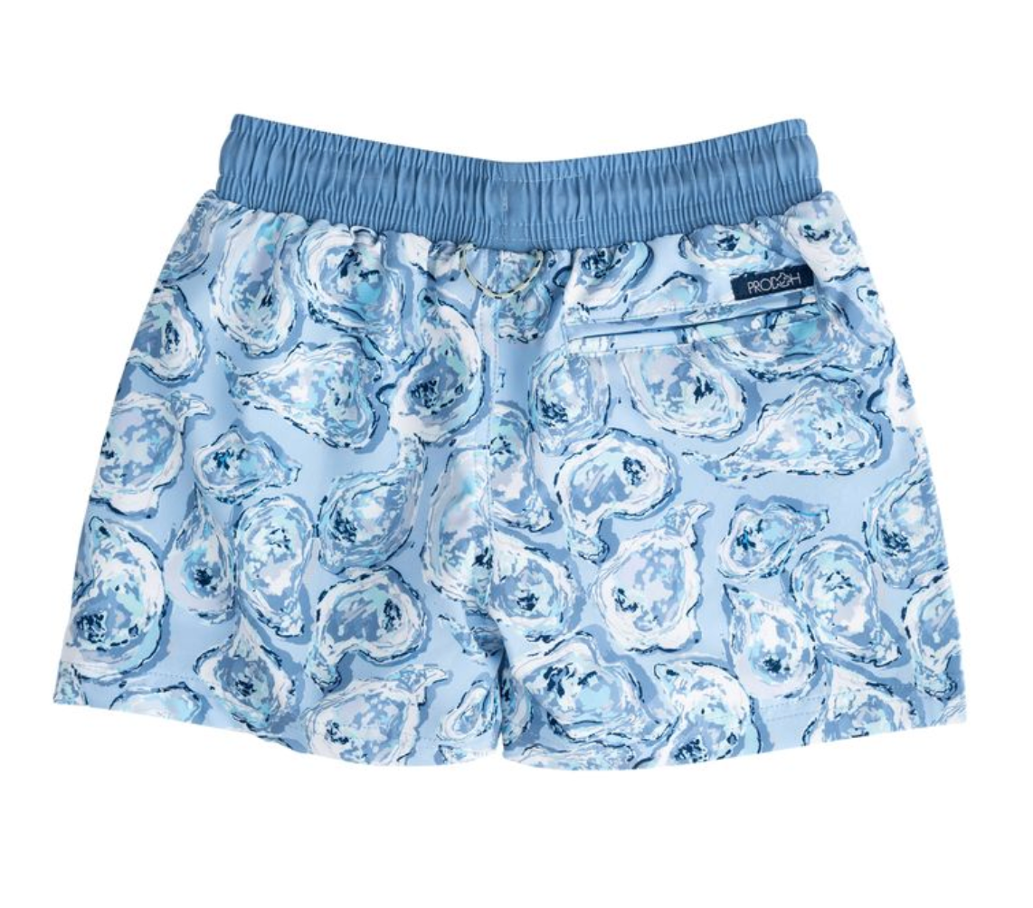 Boogie Board Swim Trunk - Oyster Shell Print from Anderson Parker