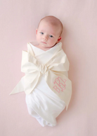 Bow Swaddle - Palmetto Pearl - Broadcloth from Anderson Parker