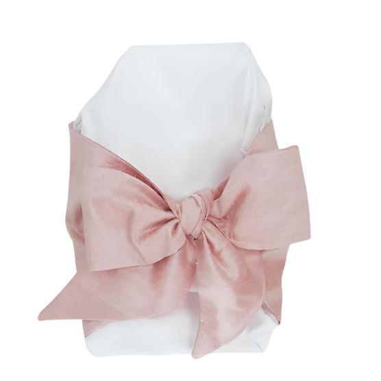 Bow Swaddle - Southern Blush Silk from Anderson Parker
