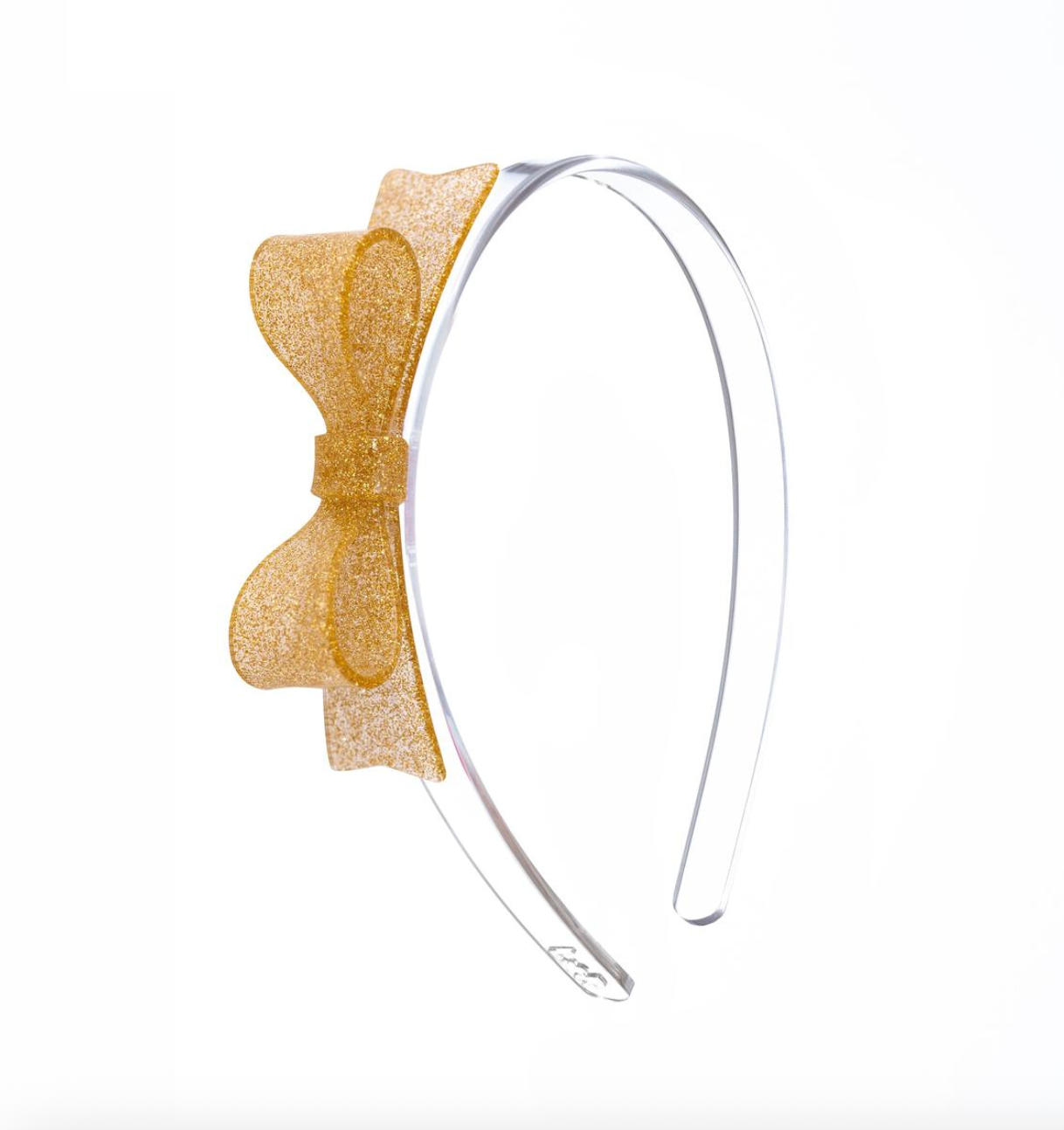 Bow Tie Glitter Gold Headband Unit from Anderson Parker