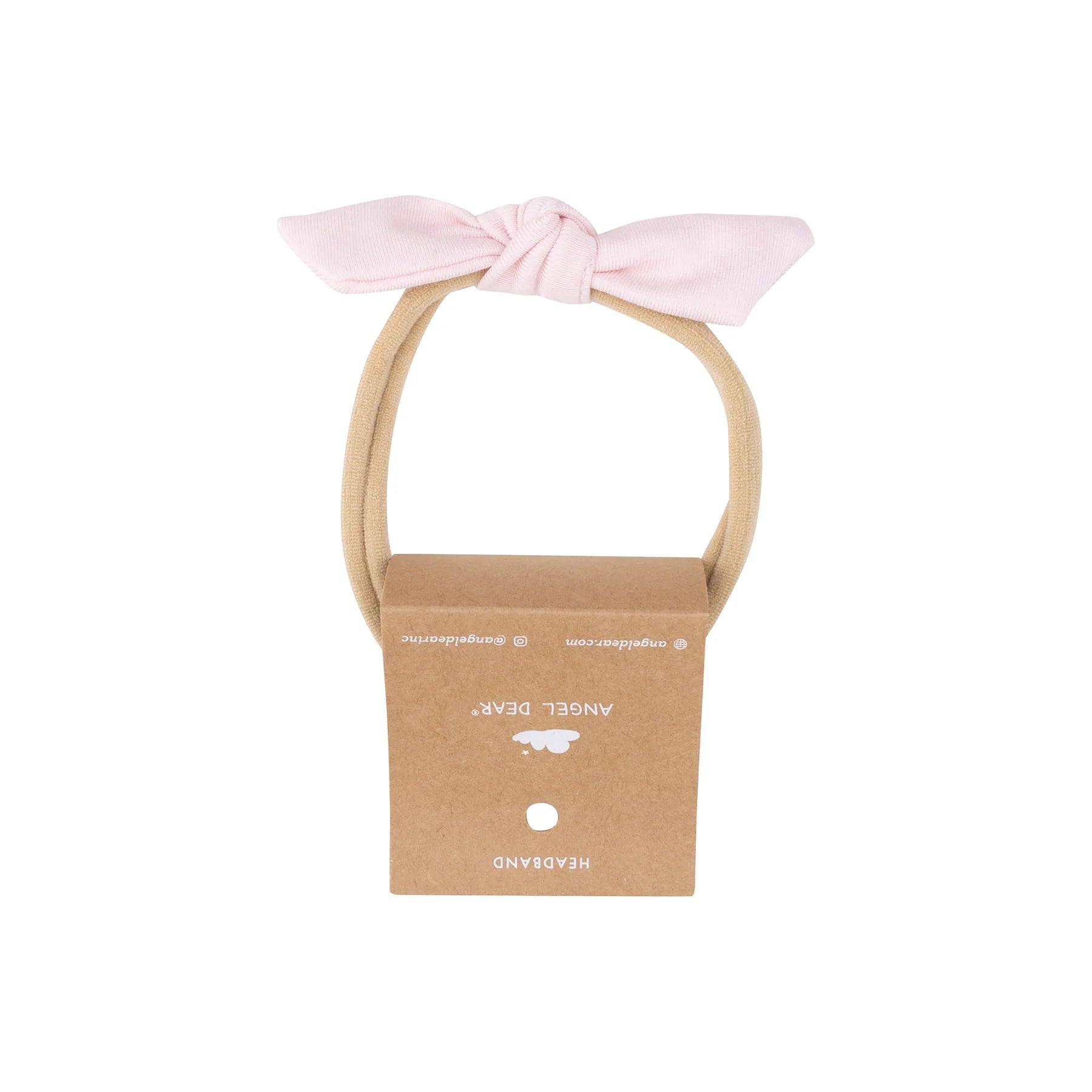 Bow with Nylon Headband - Solid Classic Pink - Anderson Parker