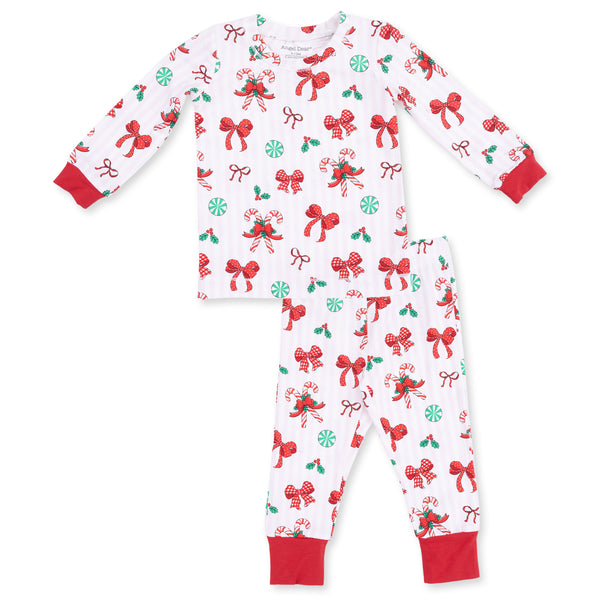 Bows & Candy Canes - Long Sleeve Loungewear Set from Anderson Parker