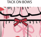 Bows & Santa - Long Sleeve Gown With Ruffle Collar from Anderson Parker
